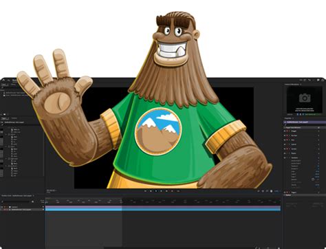 Sasquatch Character Animator Puppet Graphicmama