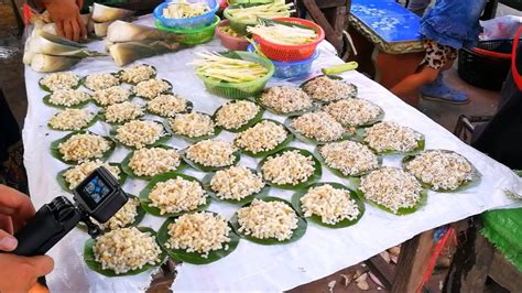 thakhek laos market asian street food vdo youtube