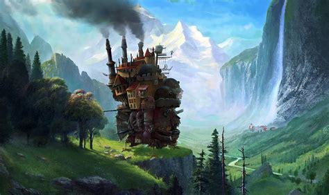 Wallpaper Digital Art Fantasy Art Howls Moving Castle Jungle