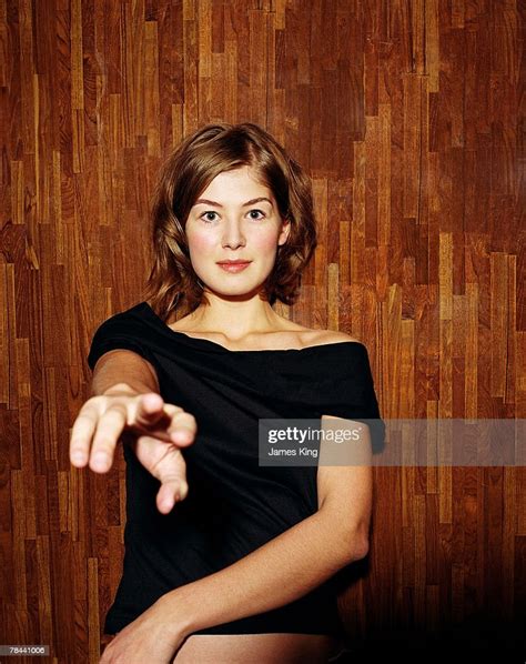 Actress Rosamund Pike Poses For A Portrait Shoot For In London On