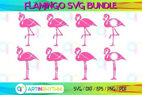 Flamingo Svg Bundle Flamingo Svg Pink Flamingo Svg Flamingo Etsy