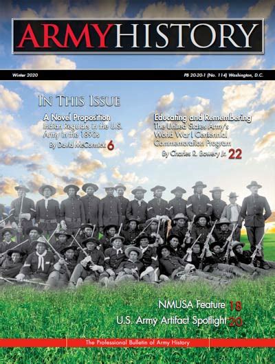 Army History Magazine Winter 2020 Edition Us Army Center Of