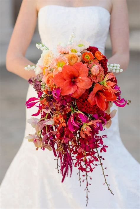 Orange wedding flowers red bouquet wedding orange flowers red wedding floral wedding wedding colors red roses wedding ideas red any bouquet is gorgeous especially in the colors of fall. Red + Orange Art Deco Inspired San Francisco Wedding | Red ...