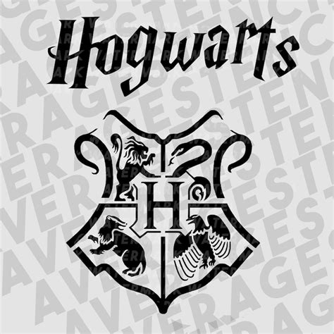 Harry Potter House Crest 10 Pack Svg Clip Art 1 Cut Etsy