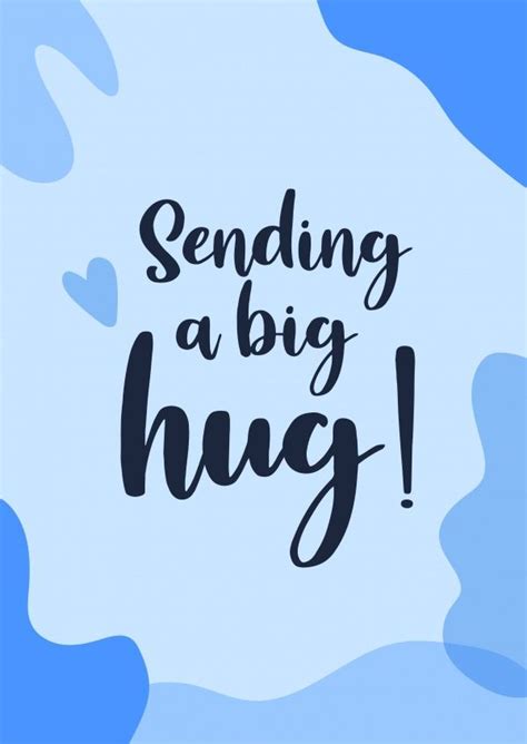 Sending A Big Hug Encouragement Cards And Quotes 💌📬 Send Real
