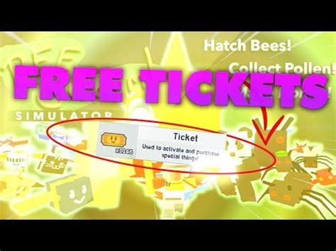We all want more bee swarm simulator tickets don't we? Bee Swarm Simulator Roblox Ticket Generator | Roblox Codes ...