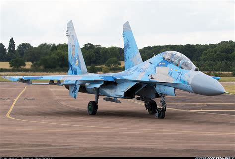 Sukhoi Su 27ub Ukraine Air Force Aviation Photo 4551233