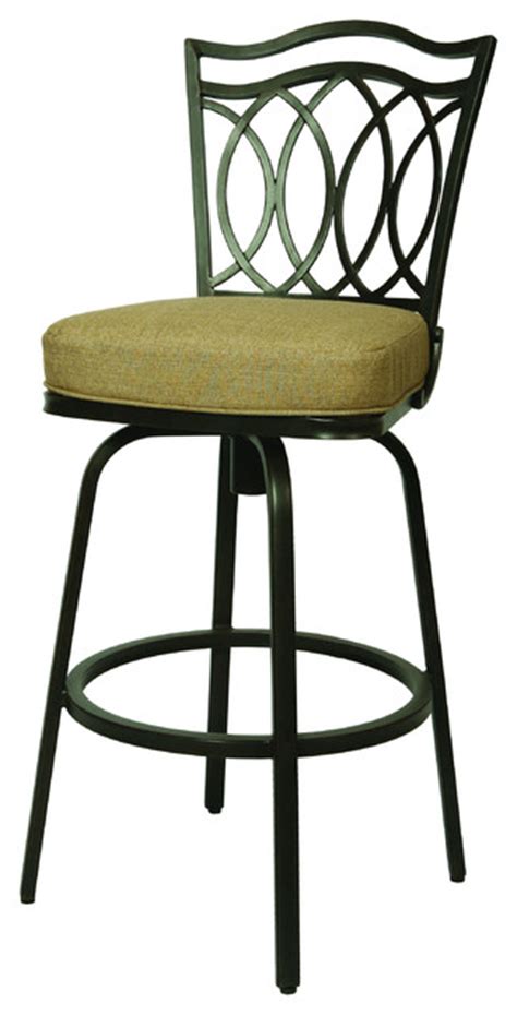 West Port 30 Inch Outdoor Bar Stool Contemporary Outdoor Bar Stools