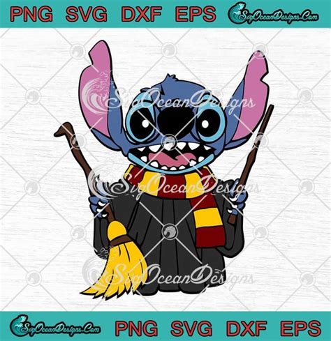 Harry Potter Stitch Disney Lilo And Stitch Potter SVG Magic Gifts SVG