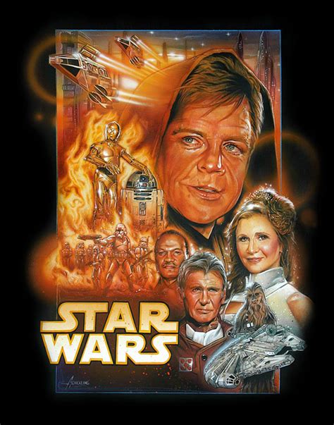 Fan Made Star Wars Episode Vii Poster Depicting Aged Original
