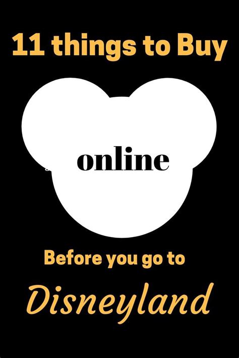 11 Things To Buy On Amazon Before You Go To Disneyland Disneyland