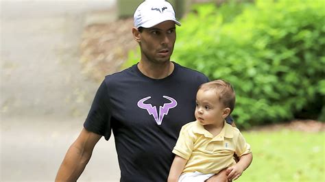 Like Father Like Son A Beaming Rafael Nadal Gives His Baby Boy Rafa