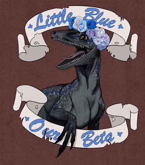 Velociraptor Blue Dibujo