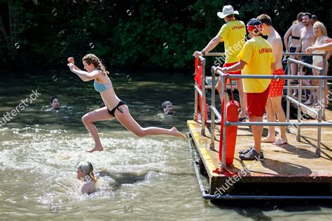People Swim Hampstead Heath Mixed Bathing Editorial Stock Photo Stock Image Shutterstock