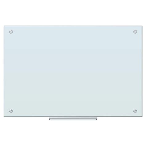 Frameless Magnetic Glass Dry Erase Board 36 X 24