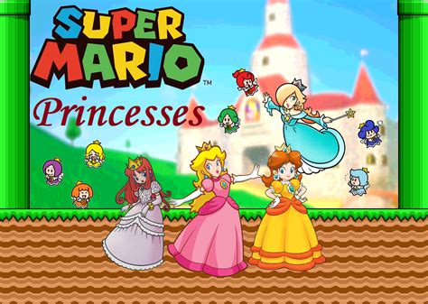 Super Mario Princesses Nintendo Fan Art Fanpop