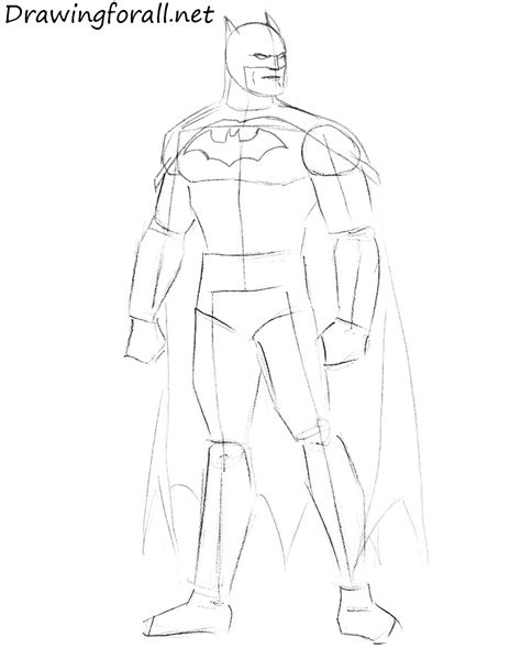 How To Draw Batman Step By Step