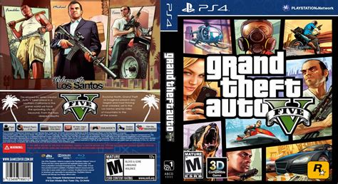 Mega Covers Capa Grand Theft Auto V Gta V Ps4
