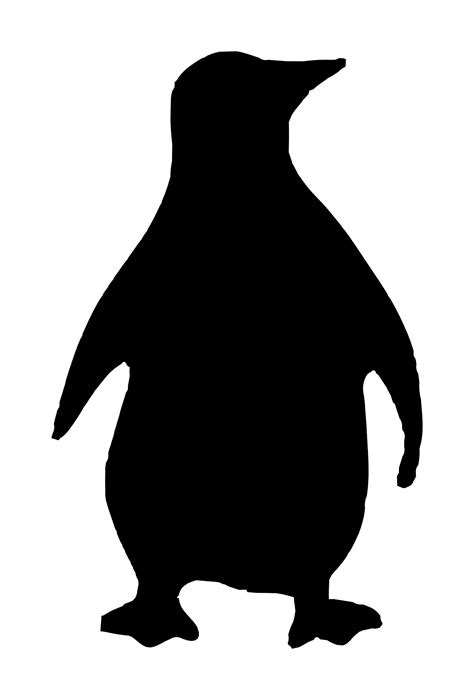 Baby Penguin Silhouette At Getdrawings Free Download