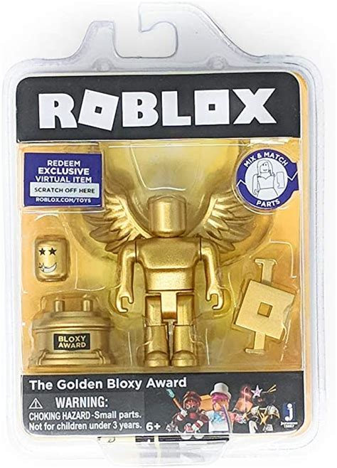Roblox Gold Collection The Golden Bloxy Award Single Figure Pack With