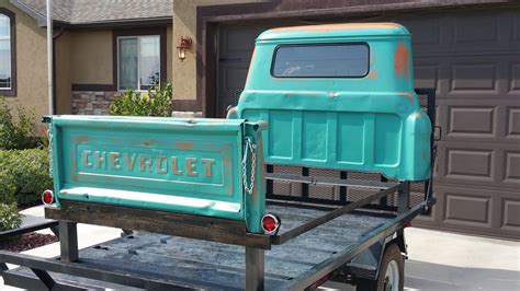 Tailgate Customs Truck Bedroom Vintage Bed Frame Automotive Furniture