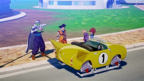 Videl's car, seen in the introduction, has 666 written on the side of it, in further relation to the religious references. Dragon Ball Z Kakarot | How to get a car and race - GameRevolution