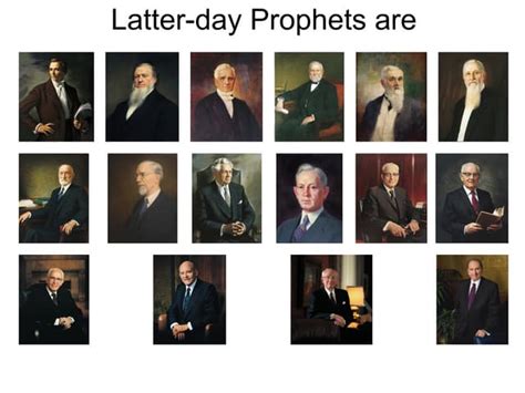 Latter Day Prophets Ppt