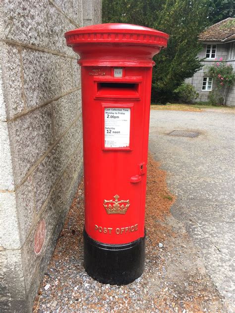 Scottish Pillar Box Antique Mailbox Post Box Pillars
