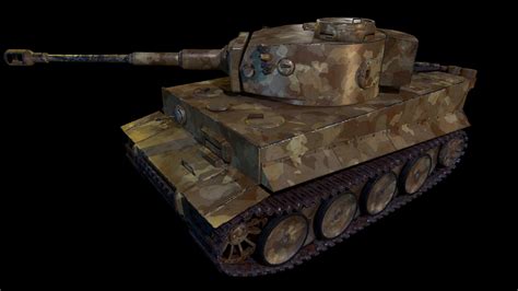 Tiger 1 Tank 3d Model Turbosquid 1377793