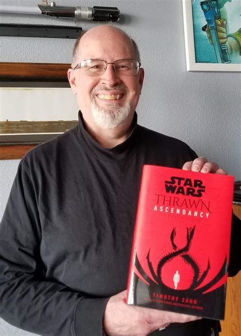 Legendary Star Wars Author Timothy Zahn With His Latest Thrawn Novel