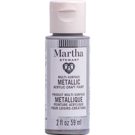 Shop Plaid Martha Stewart Multi Surface Metallic Acrylic Craft Paint