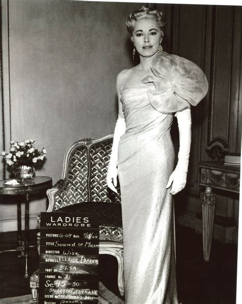 Eleanor Parker As Elsa Costume Test For The Sound Of Music 1965 Sound Of Music Costumes