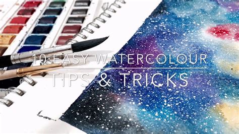 10 Easy Watercolour Tips And Tricks Youtube