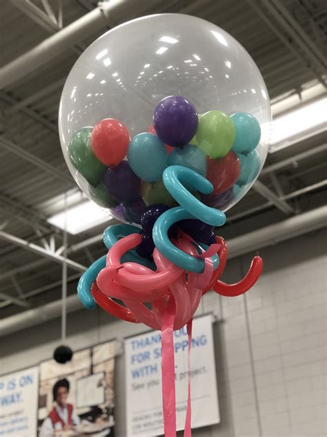 Bubblegum Helium Balloon By Balloon Art By Merry Makers Custom