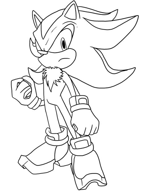 Silver Sonic Coloring Pages Coloring Home