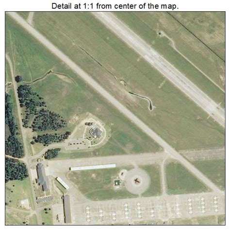 Aerial Photography Map Of Columbus Afb Ms Mississippi