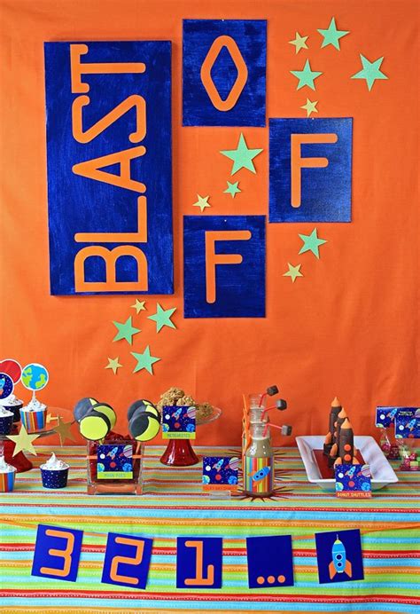 Birthday BLAST OFF! Space Party Theme // Hostess with the Mostess®