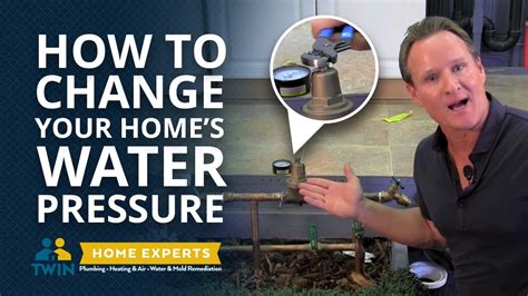 How To Change Your Homes Water Pressure Youtube