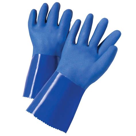 West Chester Large Pvc Coated Chemical Gloves Hd13500llcw9 The Home