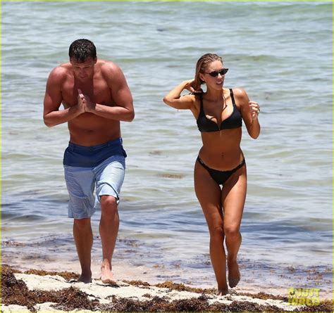 Ryan Lochte And Wife Kayla Rae Reid Enjoy A Trip To The Beach In Miami