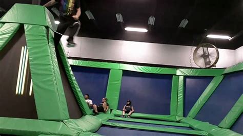 Epic Trampoline Dodgeball Ninja Youtube