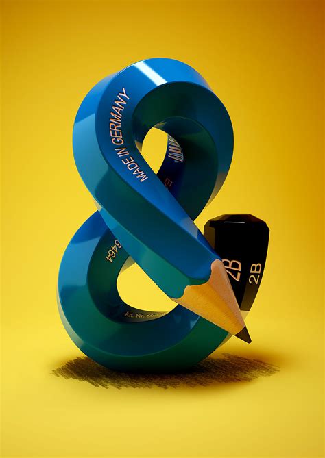 3D Typography by Jenue | Daily design inspiration for creatives