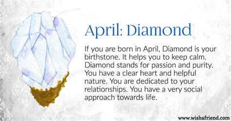 Your Birth Stone Is April