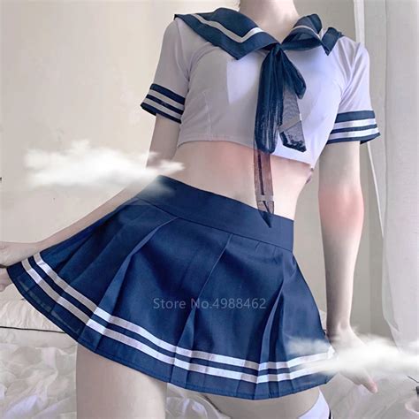 Japanese Style Sexy School Uniform For Girls Womens Skirt Korean