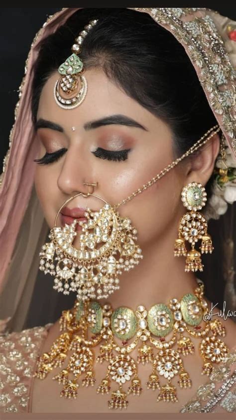 Pin By Srishti Kundra On Blushing Brides Indian Bridal Makeup Bridal