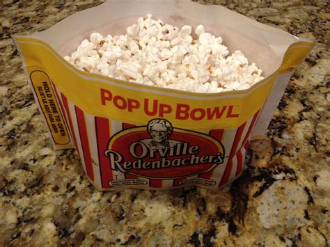 Orville Redenbachers Popcorn In The Pop Up Bowl Bag Is Near Genius For Anyone Who Wants A