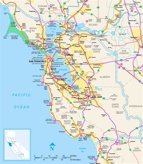 Printable Map Of San Francisco Bay Area Printable Map Vrogue Co