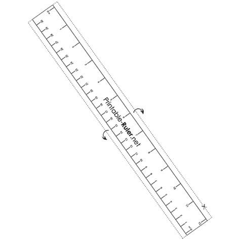 Printable Inch Rulers