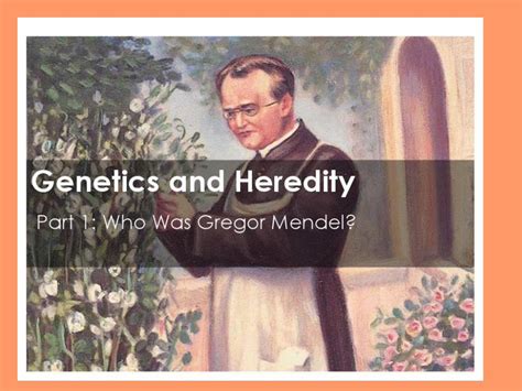 Pdf Inheritance Theory Prior To Mendel Plainview · Gregor Mendel