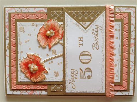 Stampin Up 50th Birthday Card Renis Homemade Cards Pinterest